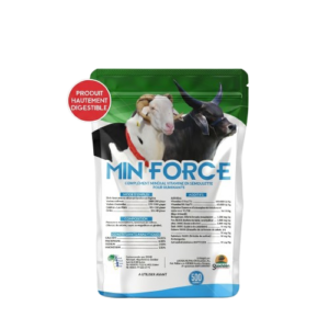 MIN FORCE – Complément Minéral Vitaminé en Semoulette pour Ruminants(1kg)